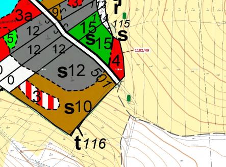 Prodej pozemku, les, 1 165 m²