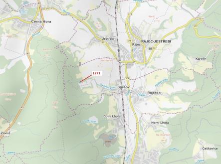 Prodej pozemku, les, 1 590 m²