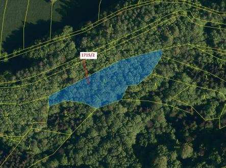 Prodej pozemku, les, 2 632 m²