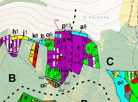 Prodej pozemku, les, 3 593 m²