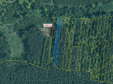 Prodej pozemku, les, 1 707 m²