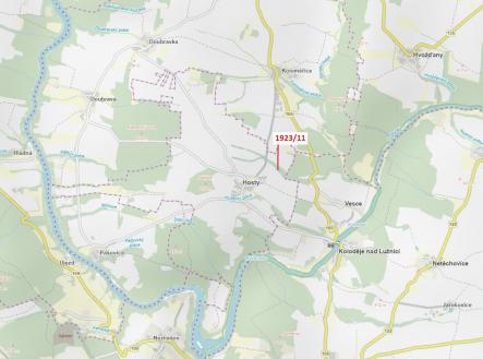 Prodej pozemku, les, 323 m²