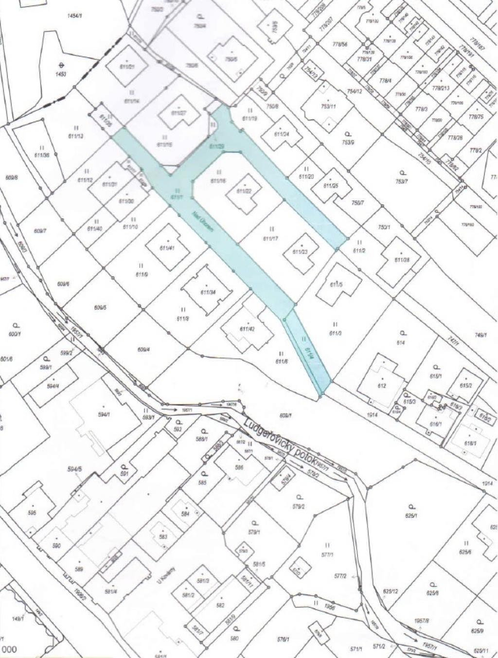 Pozemek o velikosti 1702 m2, Petřkovice u Ostravy, opakovaná dražba