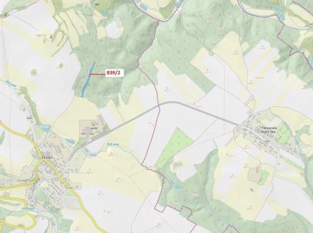 Prodej pozemku, les, 5 465 m²