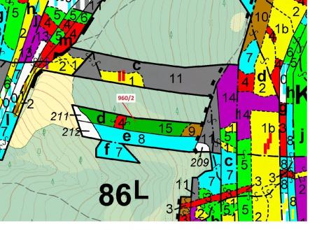 Prodej pozemku, les, 7 607 m²