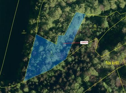 Prodej pozemku, les, 2 225 m²
