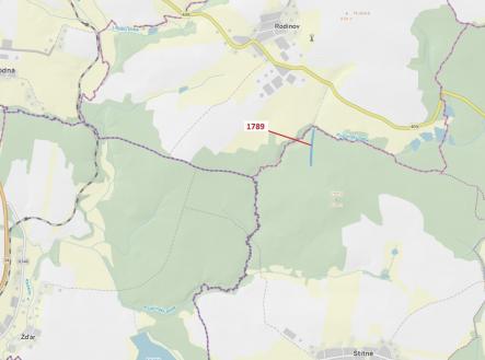 Prodej pozemku, les, 5 036 m²