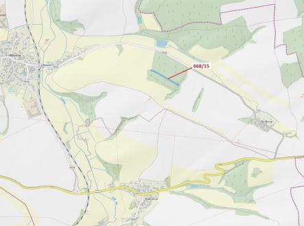 Prodej pozemku, les, 4 689 m²