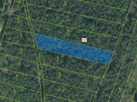 Prodej pozemku, les, 1 673 m²