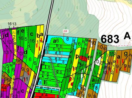 Prodej pozemku, les, 1 673 m²