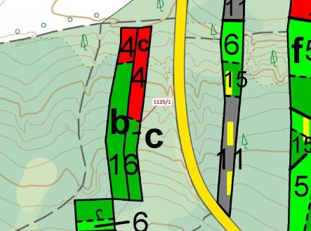 Prodej pozemku, les, 1 988 m²