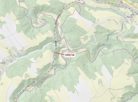 Prodej pozemku, les, 802 m²