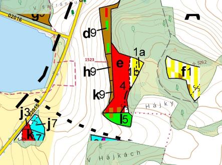 Prodej pozemku, les, 645 m²