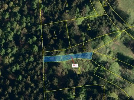 Prodej pozemku, les, 273 m²