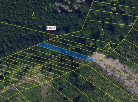 Prodej pozemku, les, 281 m²