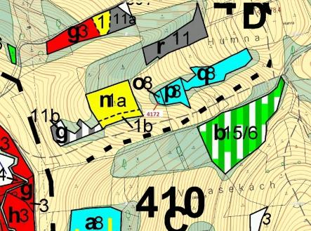 Prodej pozemku, les, 216 m²
