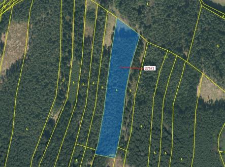 Prodej pozemku, les, 15 717 m²