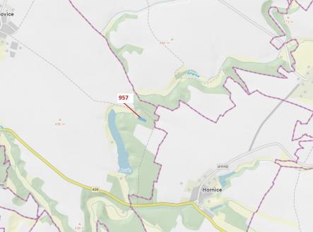 Prodej pozemku, les, 2 344 m²