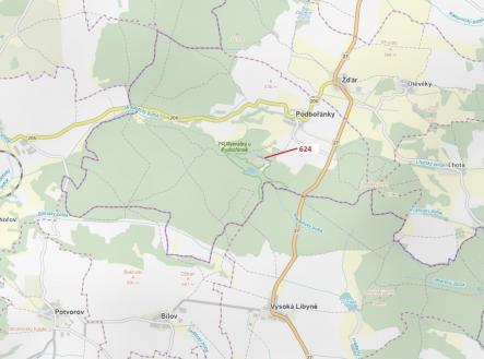 Prodej pozemku, les, 2 895 m²