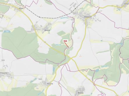 Prodej pozemku, les, 838 m²