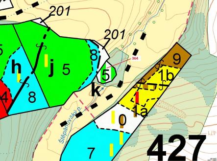 Prodej pozemku, les, 838 m²