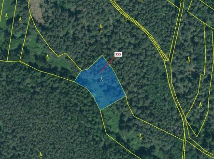 Prodej pozemku, les, 1 924 m²