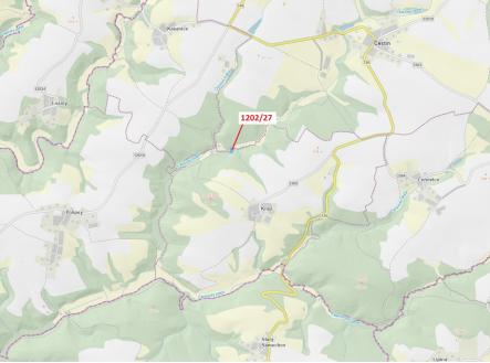 Prodej pozemku, les, 2 055 m²