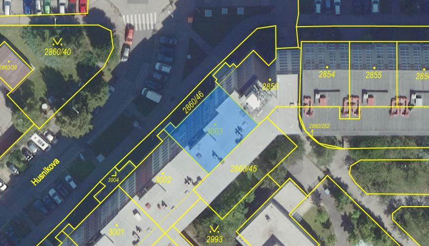 Podíl na bytovém domě a nebytovém prostoru, obec Praha