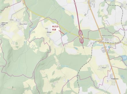 Prodej pozemku, les, 3 965 m²