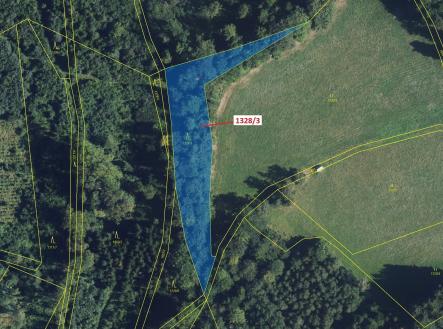 Prodej pozemku, les, 3 057 m²