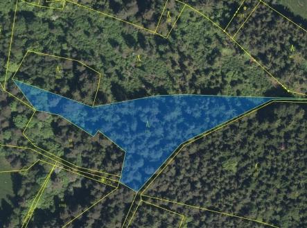 Prodej pozemku, les, 4 502 m²