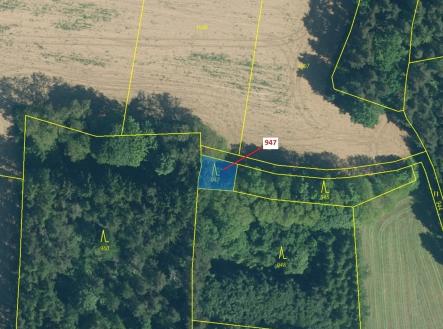 Prodej pozemku, les, 126 m²