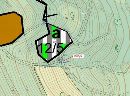 Prodej pozemku, les, 18 m²