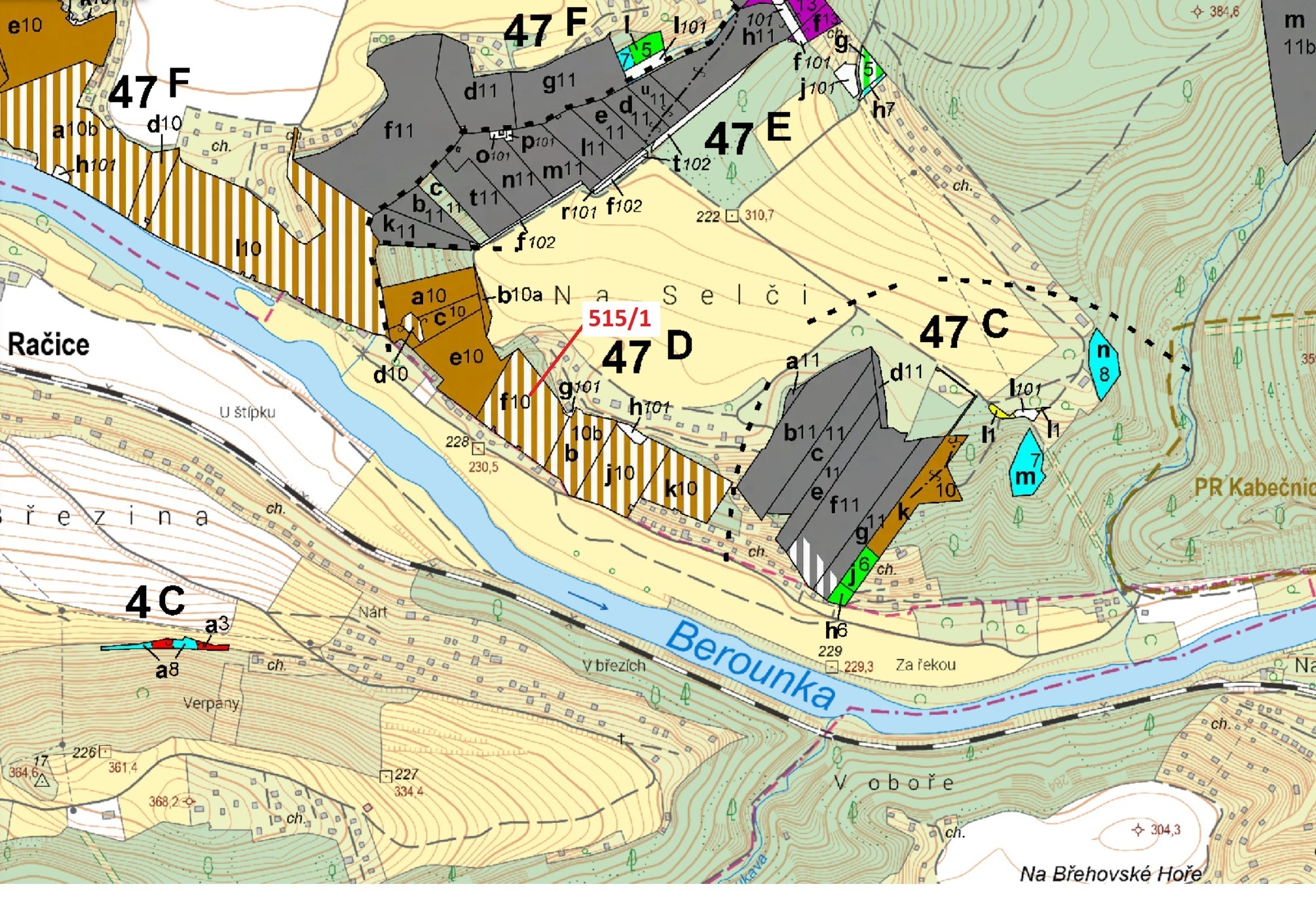 Lesní pozemek o výměře 10 228 m2, podíl 1/1, katastrální území Sýkořice, obec Sýkořice, obec s rozší