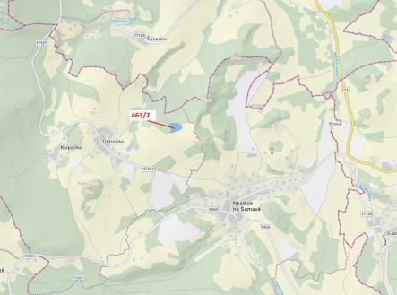 Prodej pozemku, les, 10 638 m²