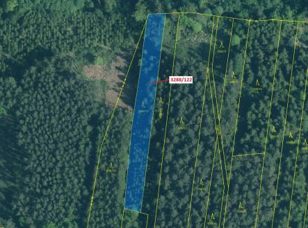 Prodej pozemku, les, 1 942 m²