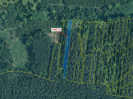 Prodej pozemku, les, 1 707 m²