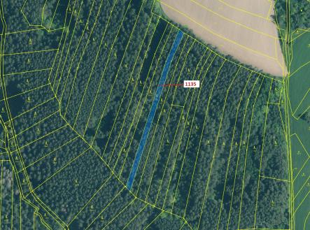 Prodej pozemku, les, 1 789 m²