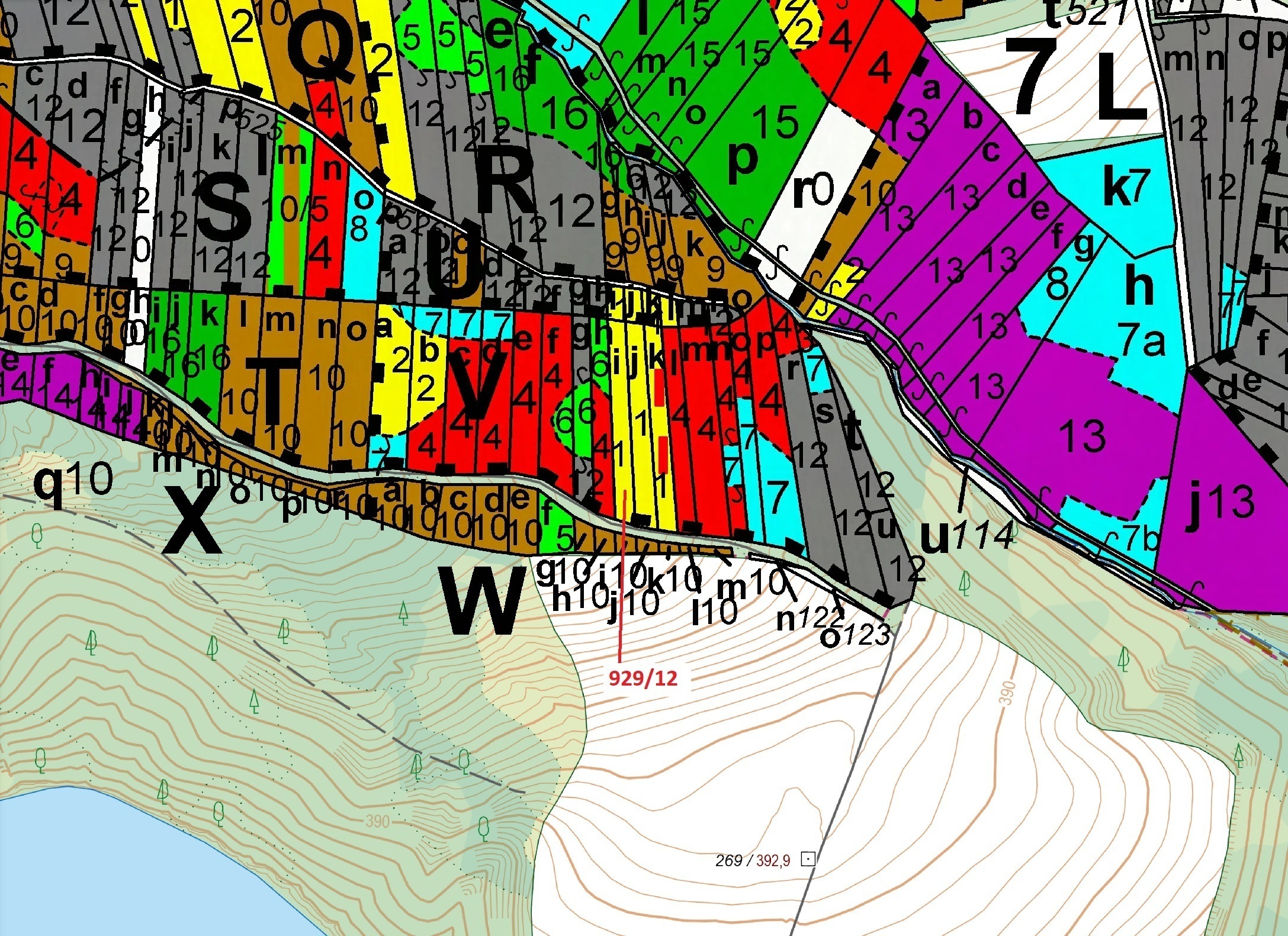 Lesní pozemek o výměře 1517 m2, podíl 1/1, katastrální území Hosty, obec Hosty, obec s rozšířenou pů
