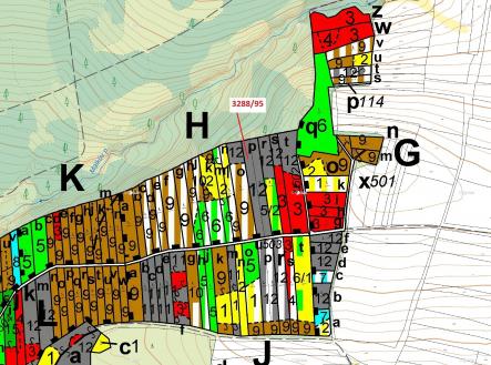 Prodej pozemku, les, 1 735 m²