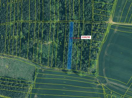 Prodej pozemku, les, 1 685 m²