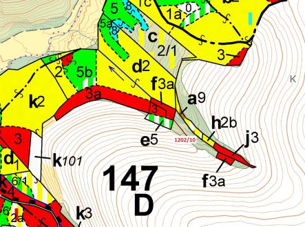 Prodej pozemku, les, 557 m²