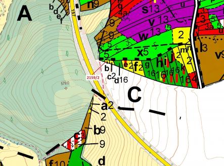 Prodej pozemku, les, 90 m²