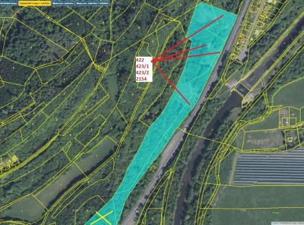 Prodej pozemku, les, 49 039 m²