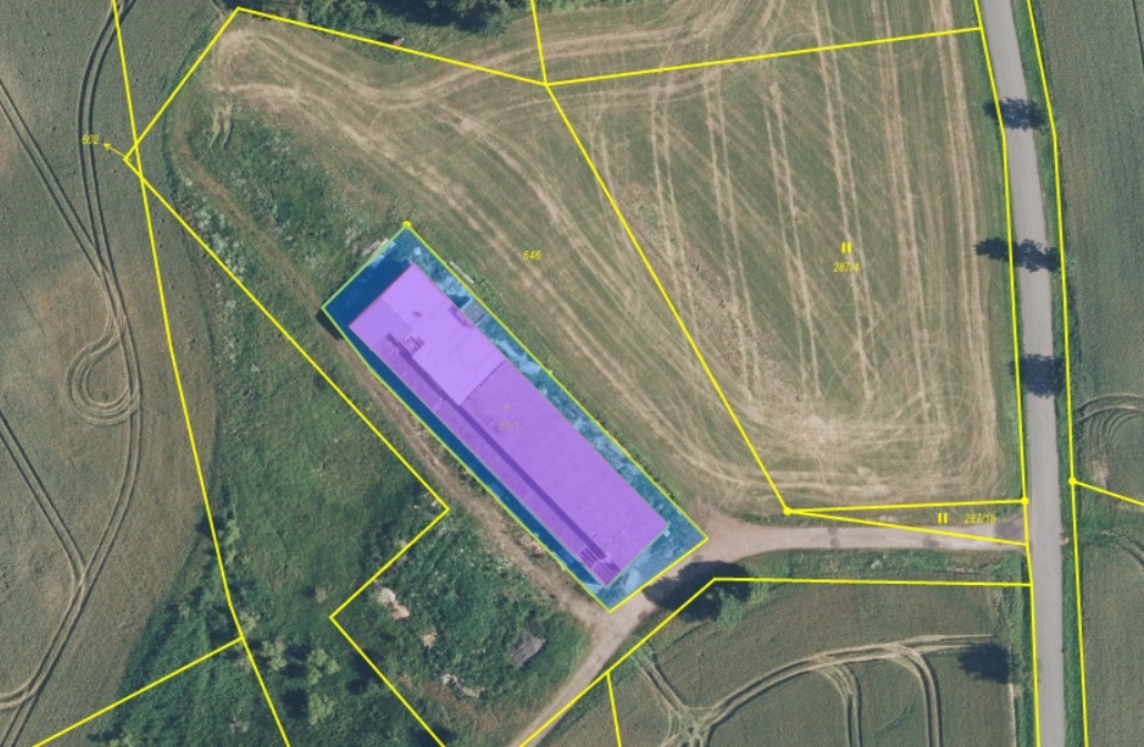 zemědělská stavba v k.ú. Svatojanský Újezd, okres Jičín