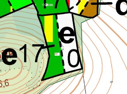 Prodej pozemku, les, 2 226 m²