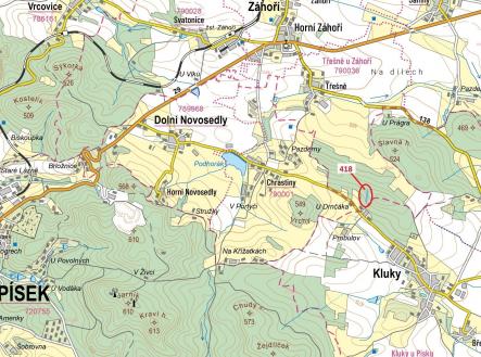 Prodej pozemku, les, 4 422 m²