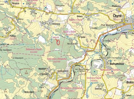 Prodej pozemku, les, 2 082 m²