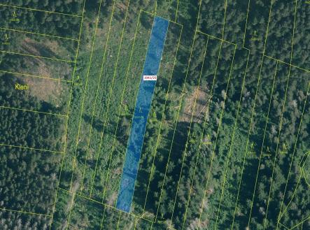 Prodej pozemku, les, 2 082 m²