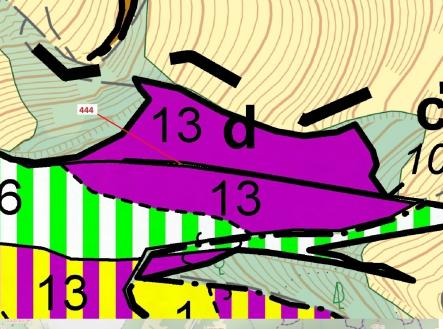 Prodej pozemku, les, 302 m²